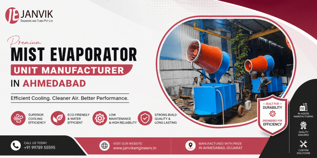 Mist Evaporator Unit Manufacturer in Ahmedabad